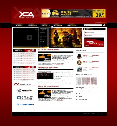 XCA red eSport Design