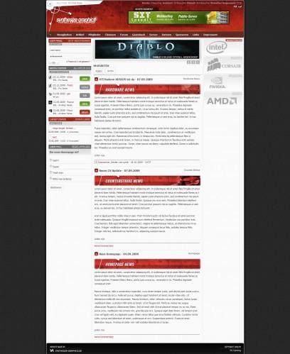webSPELL 4.2 Template Rot xHTML/CSS