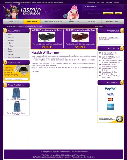 Jasmin Shoplayout