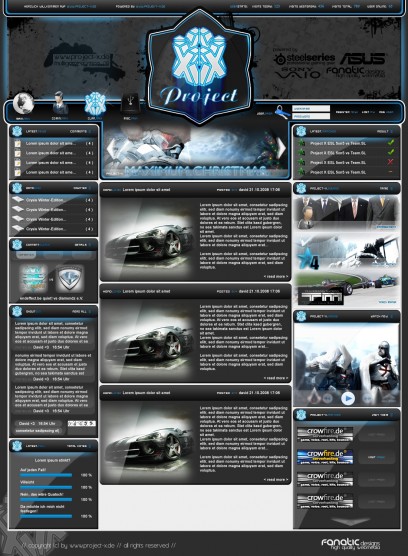 PROJECT X DZCP TEMPLATE