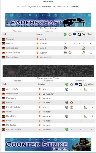 eXtend Memberlist (wie bei Webspell)