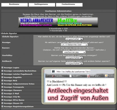 Userbanner 2.0 Reloadet