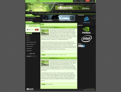 webSPELL 4.2 Grün Template xHTML/JQuery Slider
