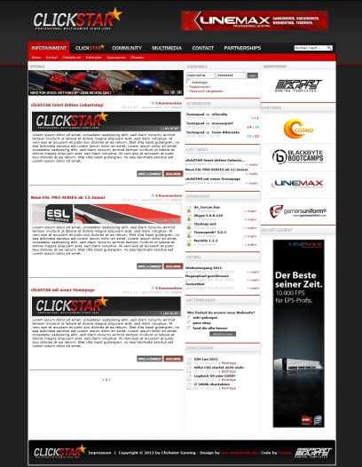 Clickstar Template