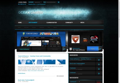 Ocean Gaming - webSPELL Template