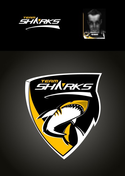 Team SHARK Logo - Gelb / Yellow