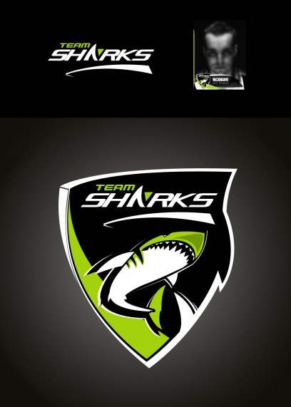 Team SHARK Logo - Grün / Green