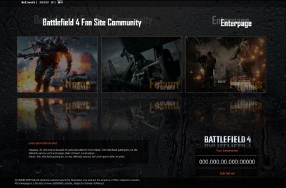 Battlefield 4 EnterPage