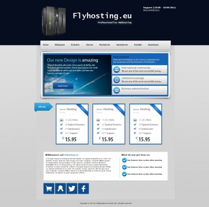 Flyhosting V2.0 ( HTML / CSS )