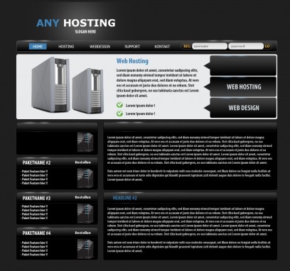 Any Hosting Template