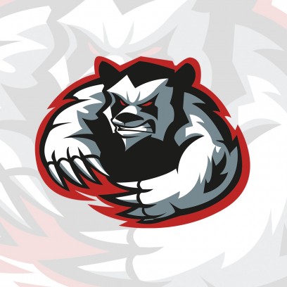 Panda Bear Clan Logo Mascot